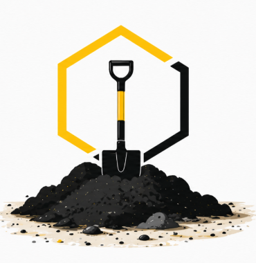 Grondwerk in particuliere tuin